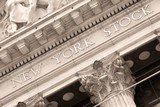 Fototapeta Miasta - Detail of the New York Stock Exchange at Wall Street in New York