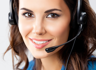 Support phone operator in headset