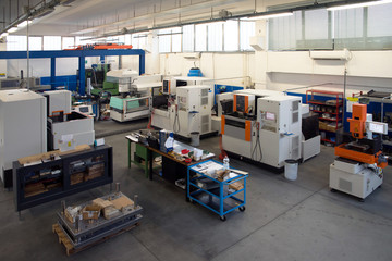 Machine tools with Computer Numerical Control (CNC)