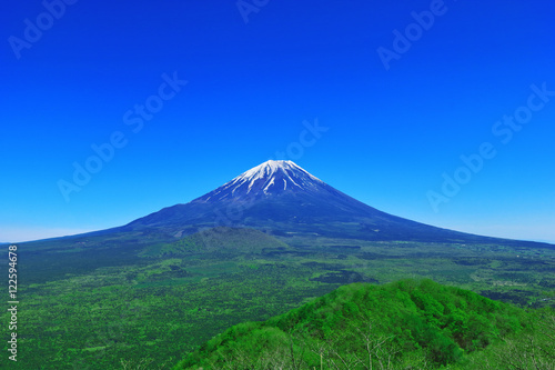 Obrazy Fudżi  od-stoiska-karasuhatake-panorama-do-gory-fuji-prefektura-yamanashi