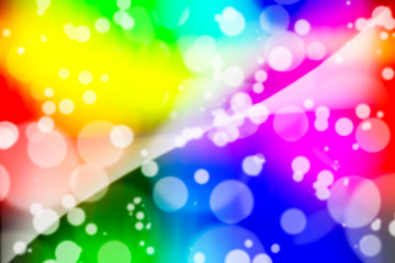 Beautiful abstract colorful background with bokeh defocused ligh