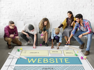 Website Homepage Responsive Design Ideas Concept