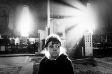 Young Girl In Church