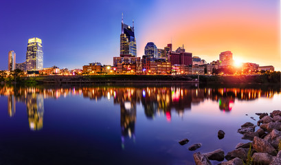 Wall Mural - nashville skyline
