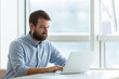 © Stock Rocket - Businessman typing on laptop