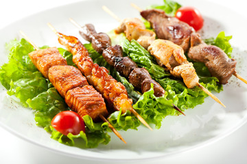 Poster - Asian Style Skewered Food