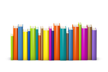 Wall Mural - Colorful books