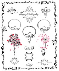 Sticker - Beautiful wedding design