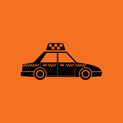 Poster - taxi car icon