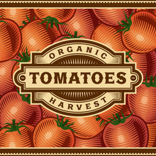 Retro Tomato Harvest Label