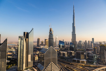 Wall Mural - Aerial view of Dubai