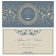 © natalitovchenko - Set of 2 Wedding Invitation card Baroque