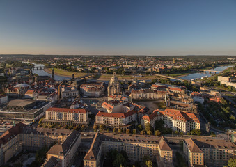 Dresden von oben, Flug über Dresden