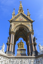 Albert Memorial, To Queen Victoria's Consort, In Summer, Kensington Gardens, South Kensington, London