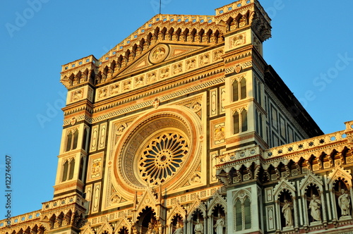 Cuadros en Lienzo Florenz - Kathedrale Santa Maria del Fiore im Abendlicht