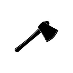 Wall Mural - Axe icon in simple style isolated on white background. Tool symbol vector illustration