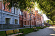 Golden street in Pskov