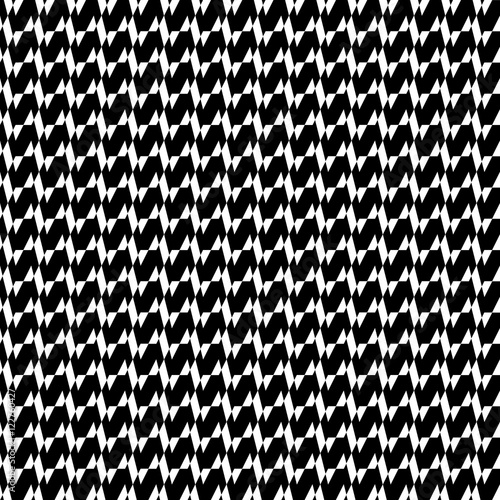 Seamless Horizontal Jagged Striped Pattern Repeated White Angular Lines On Black Background Sharp Waves Seamless Horizontal Jagged Striped Pattern Repeated White Angular Lines On Black Background Sharp Waves