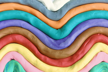 Abstract plasticine background texture. Close Up pattern image.