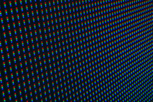 Big Led Screen Panel Closeup Pattern