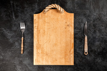 Wall Mural - Old wooden cutting board