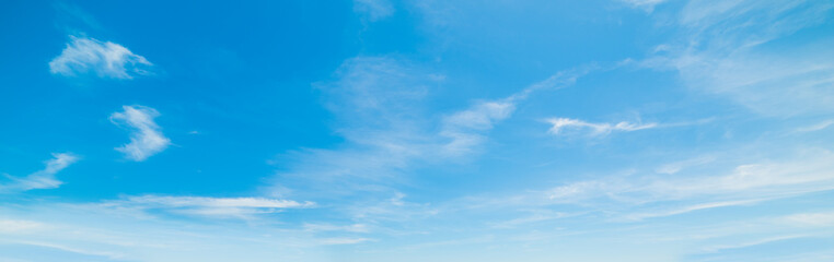 small clouds and blue sky