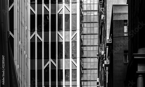 Tapeta ścienna Nowoczesna architektura w czerni i bieli