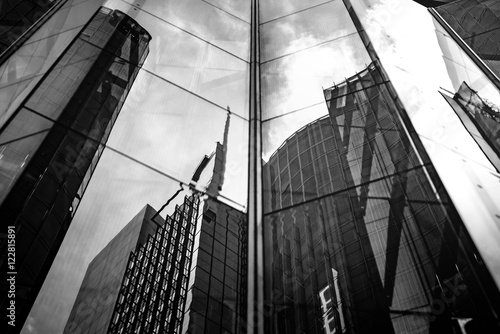 Photo  Modern architecture black and white