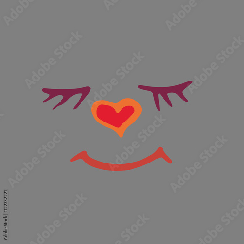 Children Style Drawing Of Sleeping Face Cute Sleeping Character