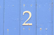 © martincp - House Number 2 sign on gate