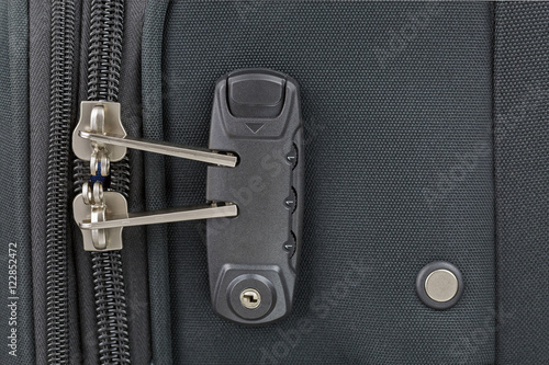 luggage with built in lock