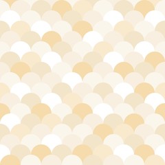 Wall Mural - seamless pattern moroccan, fish scale tile