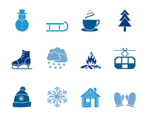 Winter Iconset - Eisfarben