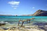 Fototapeta Fototapety pomosty - Balos beach on Crete island, Greece