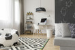 © Photographee.eu - Functional teen room in a new style idea