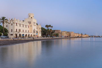 Poster - sunset in Kos town