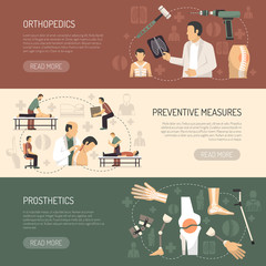 Poster - Orthopedics And Traumatology Horizontal Banners