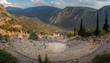 Ancient theater in Delphi, Greece