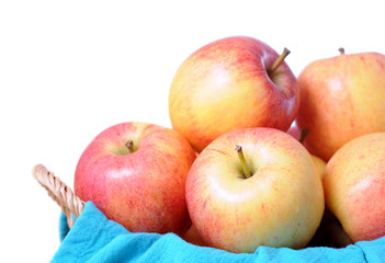 Wall Mural -  apples in bamboo basket