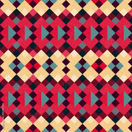 Naklejka samoprzylepna Wzór pikseli w stylu retro
