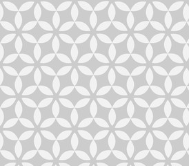 Wall Mural - abstract thin linear petal flower. vector pattern