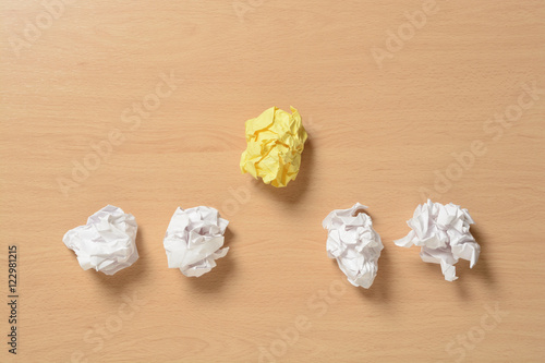 Bolas De Papel Arrugado Concepto De Idea Buy This Stock Photo And Explore Similar Images At Adobe Stock Adobe Stock