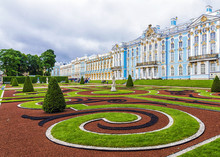 The Catherine Palace In Tsarskoye Selo, St. Petersburg, Russia
