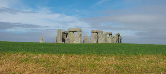 Sticker - Stonehenge monument in Amesbury (wide panorama, high resolution)