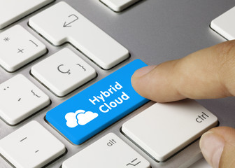 Wall Mural - Hybrid cloud