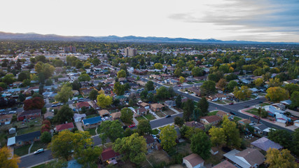 Fototapete - Residential neighborhood