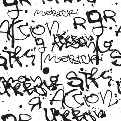 Sticker - Graffiti Background Pattern