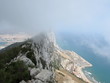 Gibilterra coperta dalle nuvole