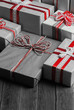 christmas gift box with decoration
