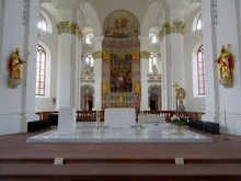 Altar Of The Jesuits' Church In Heidelberg Germany